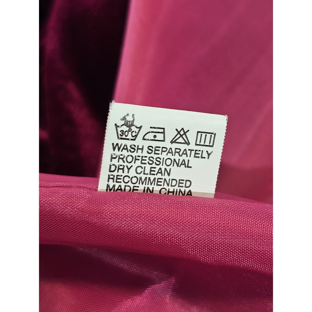 Velvet Blazer Jacket - Wine Pink - Picture 6 of 6
